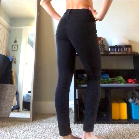 Free People | High Waisted Black Jeans - Picture 5 of 5